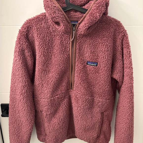 Patagonia Tops - Patagonia Mauve Pink Los Gatos Hooded Fleece Pullover